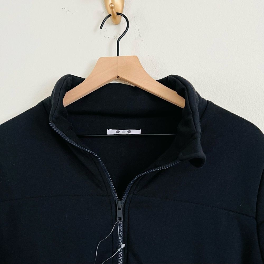 Three Dots Women's Black Full Zip Puffer Jacket Size Medium NWT - Picture 6 of 8